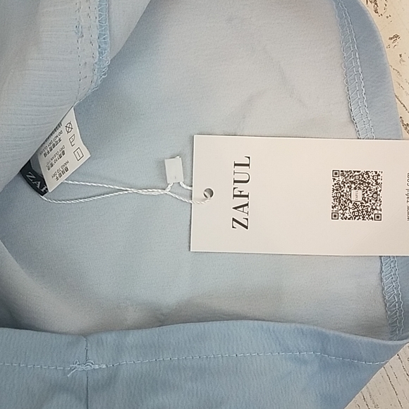 Zaful Tie High Waisted Shorts - Picture 2 of 7